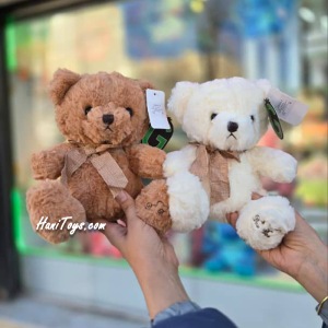عروسک خرس رباندار انگلیش