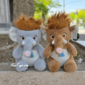 عروسک فیل مو فشن شکم لاکی